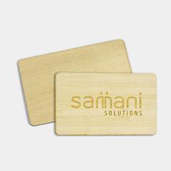 ISO Standard 13.56MHZ Wooden Hotel Key Card NFC Card for Access Control System