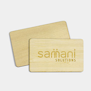 ISO Standard 13.56MHZ Wooden Hotel Key Card NFC Card for Access Control System