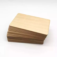 Wholesale Customized Blank RFID Smart Chip Card Laser Engraved NFC Wood Business Card