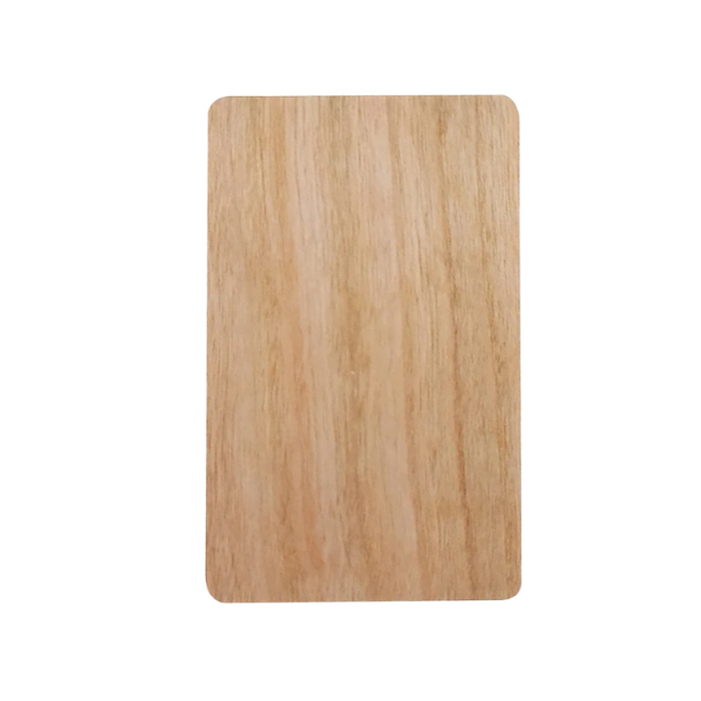 Custom NFC 213 Wooden Business Card Blanks For Laser Engraving
