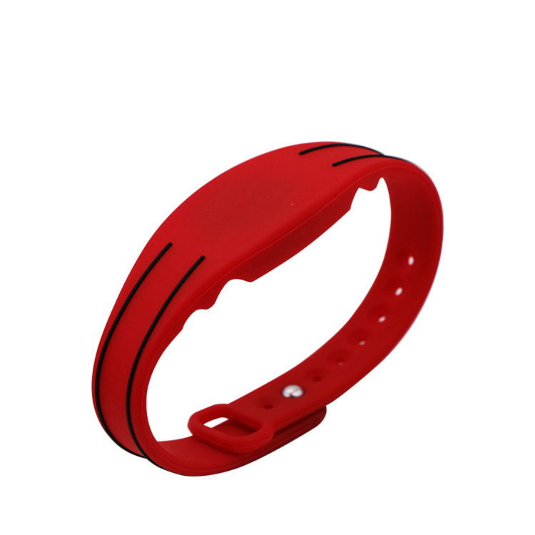 Waterproof Durable 13.56 MHz RFID Silicone Wristband Fashion NFC Bracelet Bands GJ-011