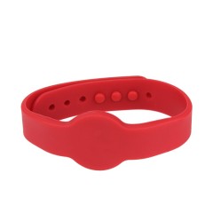 Custom Embossed RFID Swimming Pool Waterproof Bracelet GJ-005