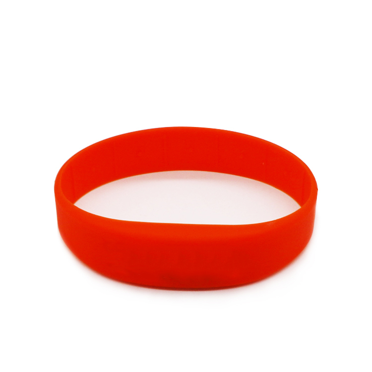 Custom Logo RFID Nfc Silicone Wristband Bracelet for Fitness Club GJ-012
