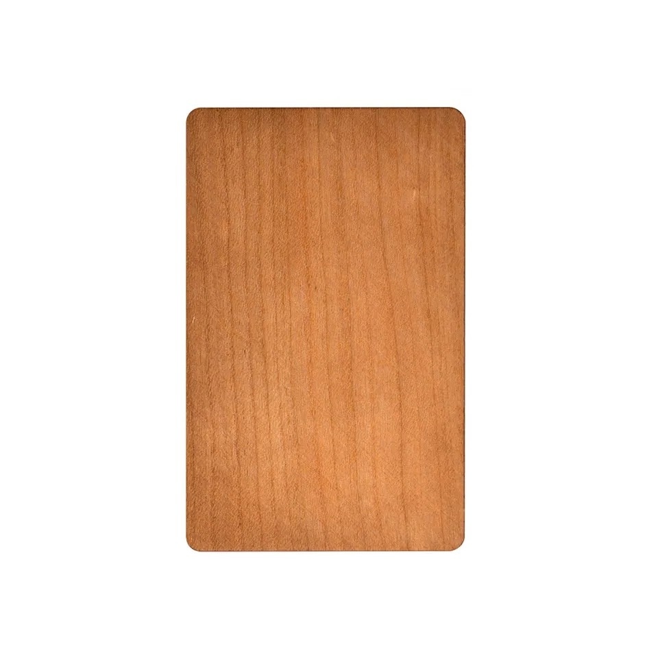 Custom NFC 213 Wooden Business Card Blanks For Laser Engraving