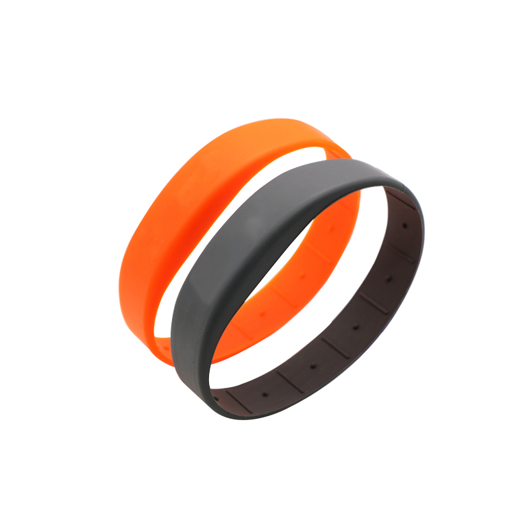 Custom Logo RFID Nfc Silicone Wristband Bracelet for Fitness Club GJ-012
