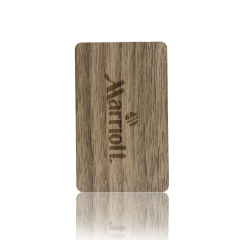 NFC NTAG 213 NTAG 215 Wood Material Black Walnut Card