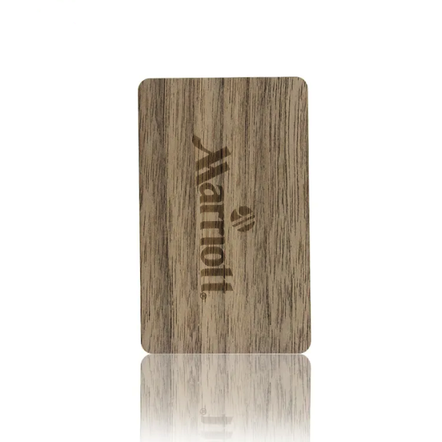 NFC NTAG 213 NTAG 215 Wood Material Black Walnut Card