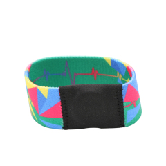 Custom Fabric Wristband – Elastic Promotional Bracelet for Women