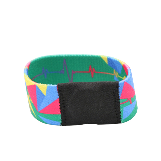 Custom Fabric Wristband – Elastic Promotional Bracelet for Women