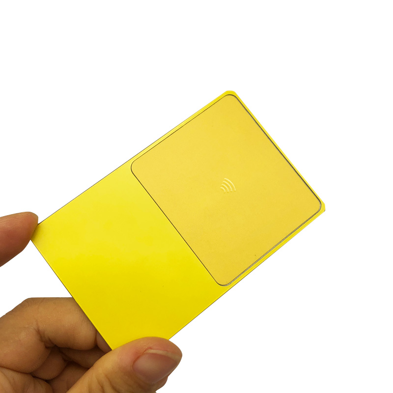 13.56Mhz Black Matte Nfc Metal Card Laser Engraved Tap Phone Nfc Ntag213 Business Card for Social Media