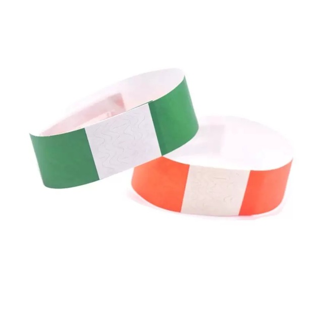 Waterproof Cheap Custom Pulseras Dupont ID VIP Brazaletes Tyvek Paper Wristbands for Events