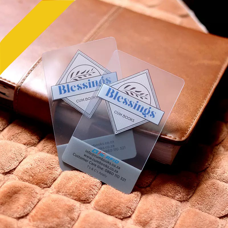 Custom Printed Transparent RFID Smart PVC Cards with NFC Function
