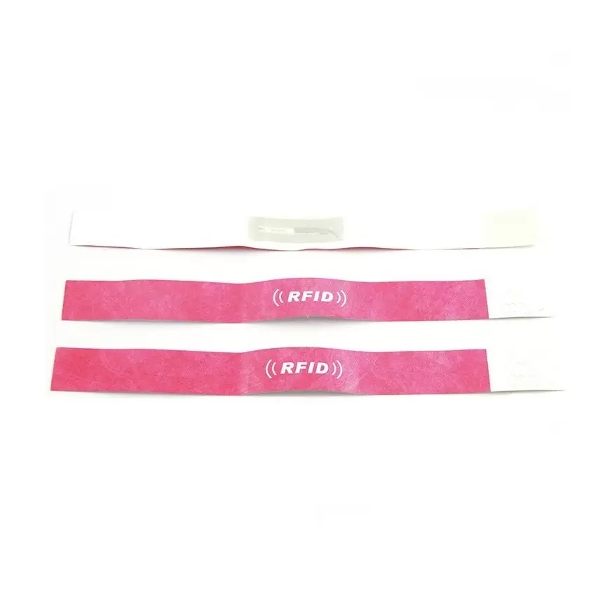 Waterproof Cheap Custom Pulseras Dupont ID VIP Brazaletes Tyvek Paper Wristbands for Events