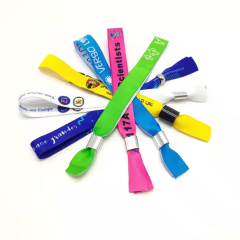 Party Barrel Lock Fabric Wristbands – Custom Fabric Bracelets for Festivals