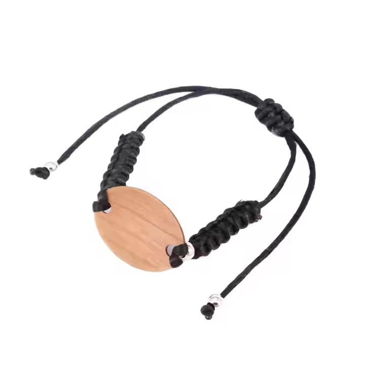 13.56mhz Smart Entrance E-ticket Customized Bracelet NFC Bracelet 134.2Khz Dustproof RFID Wood Wristband