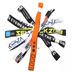 Party Barrel Lock Fabric Wristbands – Custom Fabric Bracelets for Festivals