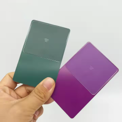 13.56Mhz Black Matte Nfc Metal Card Laser Engraved Tap Phone Nfc Ntag213 Business Card for Social Media