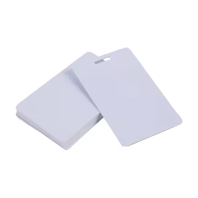 ISO14443A 13.56mhz 1K RFID PVC Blank Cards with Hole