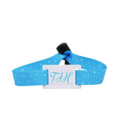 Custom Logo Woven rfid wristbands – VIP custom fabric bracelets for Events & Parties