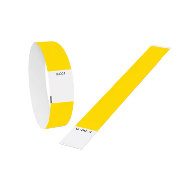 Custom Logo Printed Bracelet Waterproof Paper Tyvek RFID Wristbands NFC Function for Event Party Supplies
