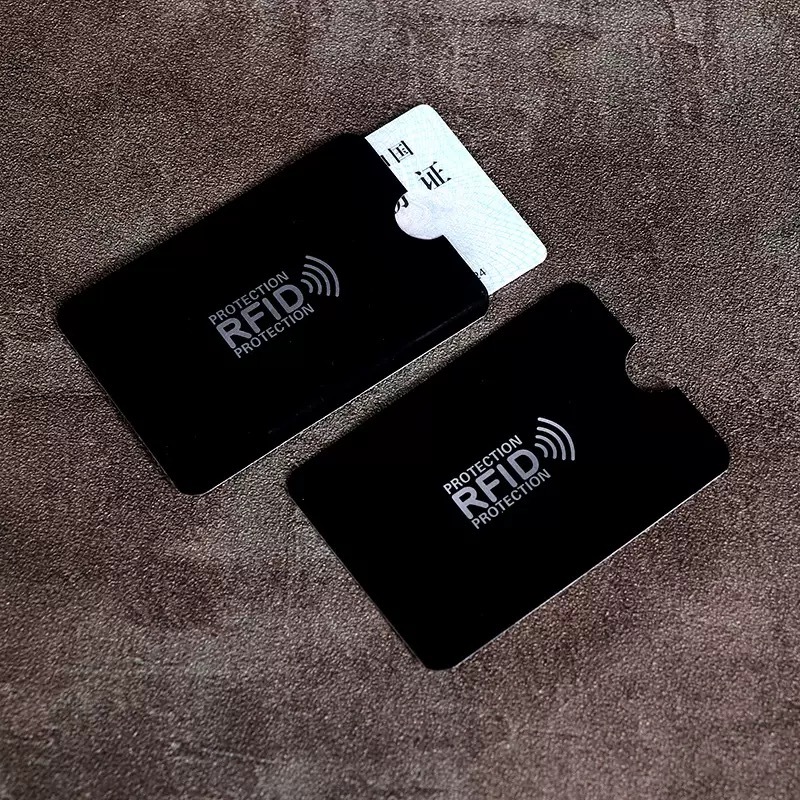 RFID Blocking Credit Card Sleeves Theft Protection Travel Case Set Top Identity Smart Holders Fit Wallet