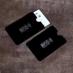 RFID Blocking Credit Card Sleeves Theft Protection Travel Case Set Top Identity Smart Holders Fit Wallet