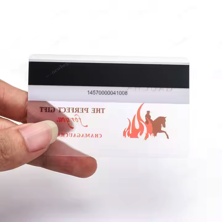 Custom Printed Transparent RFID Smart PVC Cards with NFC Function