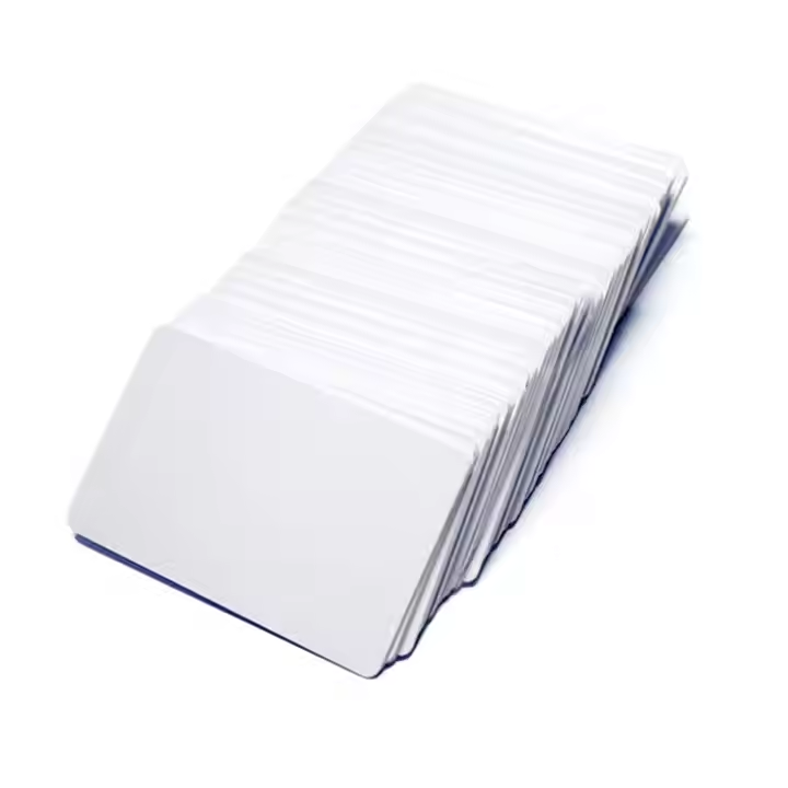 Matte PVC White NFC Card NFC215 Blank Card for NFC Digital Business Card Tap