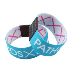 Custom Fabric Wristband – Elastic Promotional Bracelet for Women