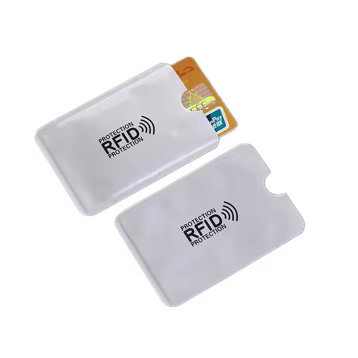RFID Blocking Credit Card Sleeves Theft Protection Travel Case Set Top Identity Smart Holders Fit Wallet