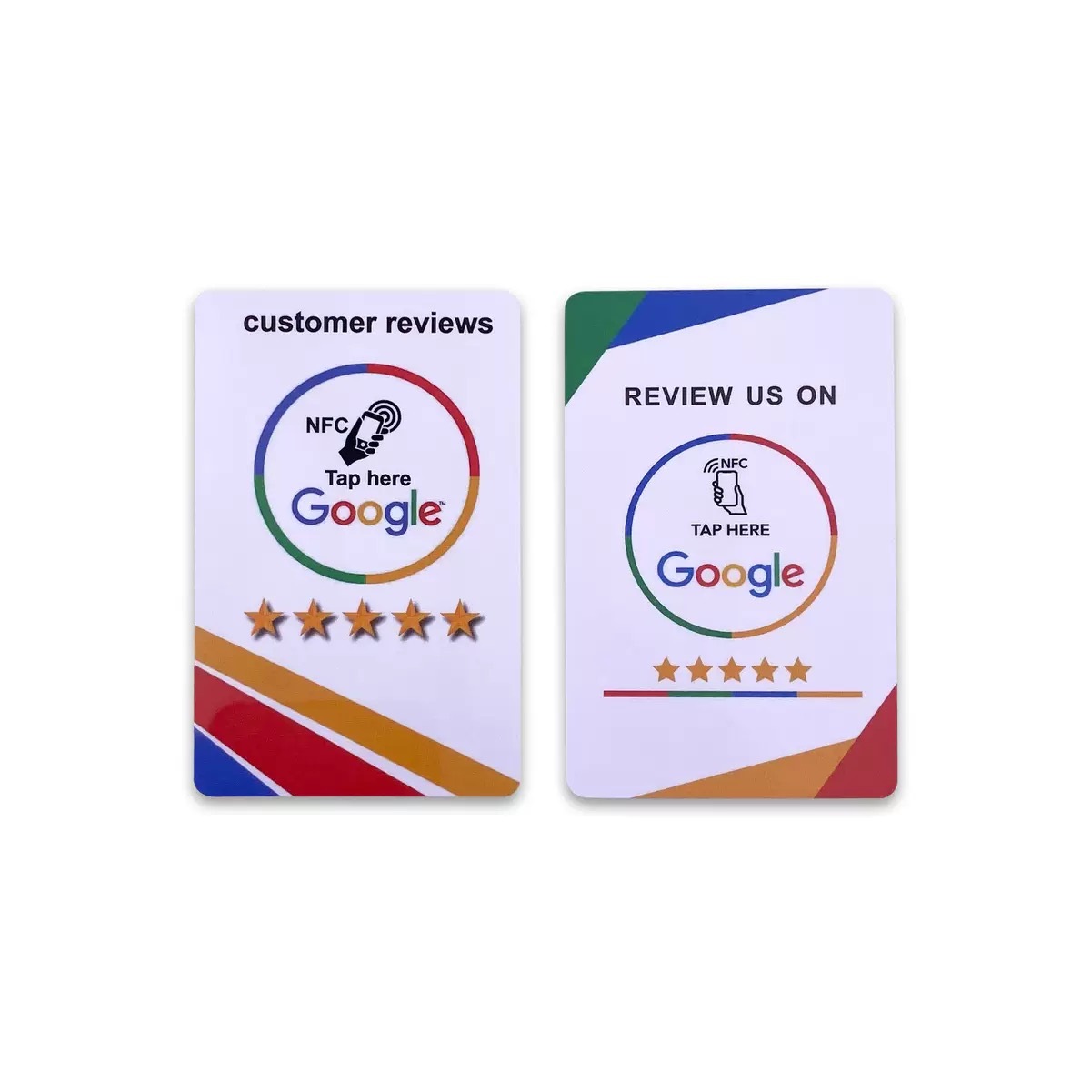Cshinrfid Custom NFC QR Card for Reviews – CR80 PVC with NTAG213/215/216