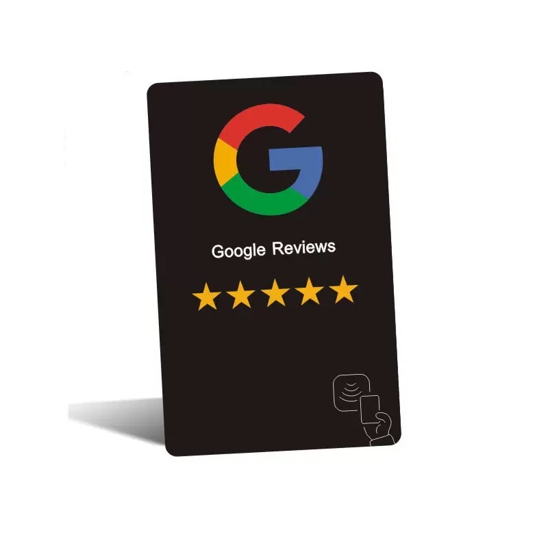 Custom Google Review NFC Table Stand Google Social Media Review Nfc Google Review Acrylic Stand