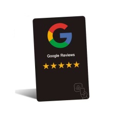 Custom Google Review NFC Table Stand Google Social Media Review Nfc Google Review Acrylic Stand