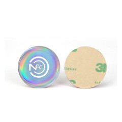 25mm/30mm NFC Tag NFC Social Media Phone Tags Epoxy NFC Sticker