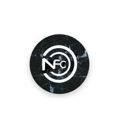 25mm/30mm NFC Tag NFC Social Media Phone Tags Epoxy NFC Sticker