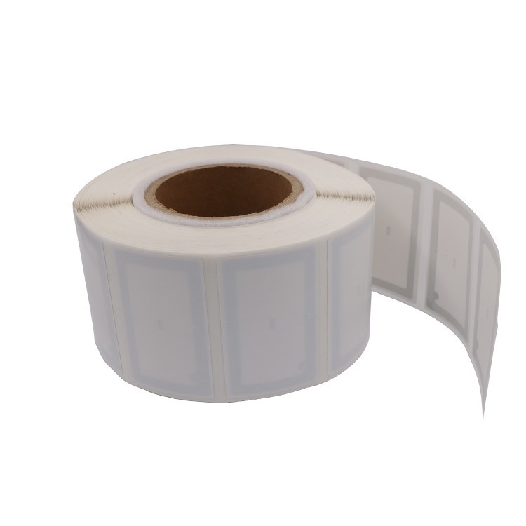 Book Inventory Management Self Adhesive 50x80mm 13.56Mhz ICODE SLIX ISO 15693 Library Rfid Tag