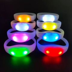 Longstar Rfid Rgb Activated Music Glow Dmx Remote Controlled Concert Light up Events for Led Flashing Wrist Band Bracele