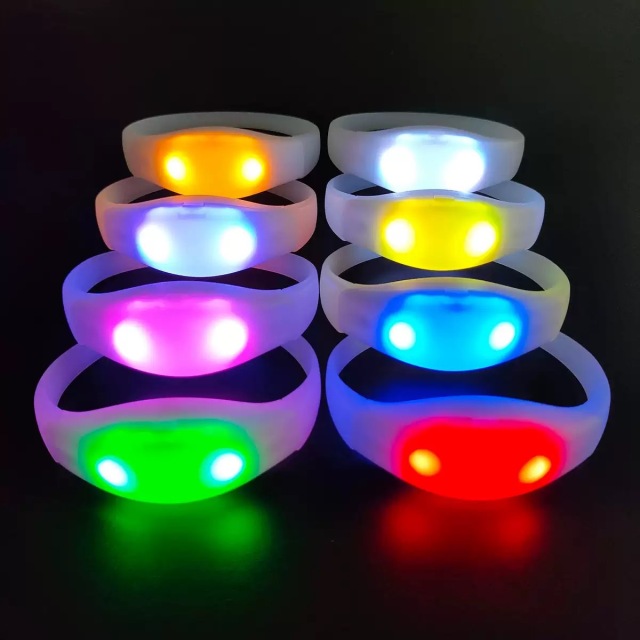 Longstar Rfid Rgb Activated Music Glow Dmx Remote Controlled Concert Light up Events for Led Flashing Wrist Band Bracele