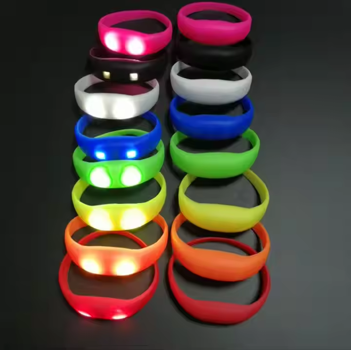Longstar Rfid Rgb Activated Music Glow Dmx Remote Controlled Concert Light up Events for Led Flashing Wrist Band Bracele