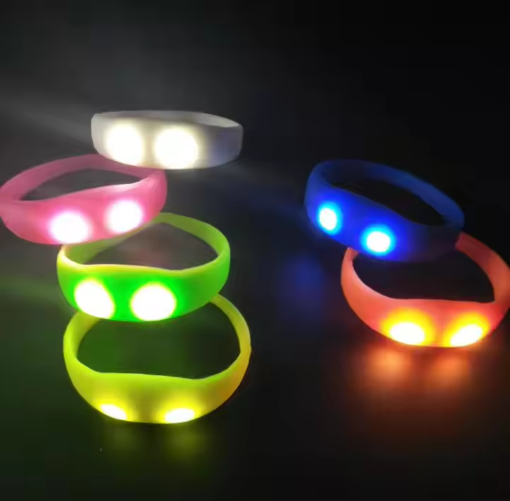 Longstar Rfid Rgb Activated Music Glow Dmx Remote Controlled Concert Light up Events for Led Flashing Wrist Band Bracele