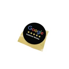 NFC Google Review PVC Sticker Tag NTAG213 215 for Ins/Facebook/Yelp/Tripadvisor Restaurant/hotel
