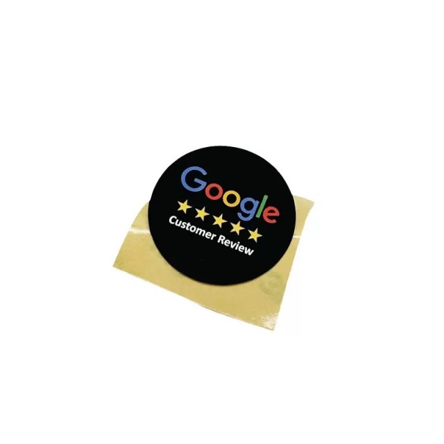 NFC Google Review PVC Sticker Tag NTAG213 215 for Ins/Facebook/Yelp/Tripadvisor Restaurant/hotel