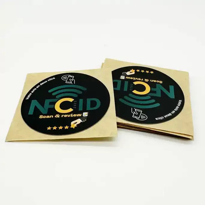 NFC Google Review PVC Sticker Tag NTAG213 215 for Ins/Facebook/Yelp/Tripadvisor Restaurant/hotel