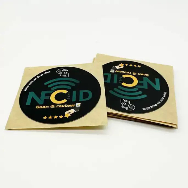 NFC Google Review PVC Sticker Tag NTAG213 215 for Ins/Facebook/Yelp/Tripadvisor Restaurant/hotel