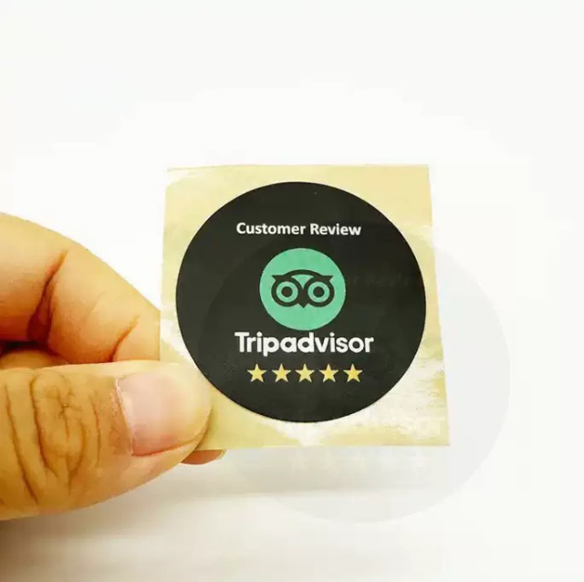NFC Google Review PVC Sticker Tag NTAG213 215 for Ins/Facebook/Yelp/Tripadvisor Restaurant/hotel