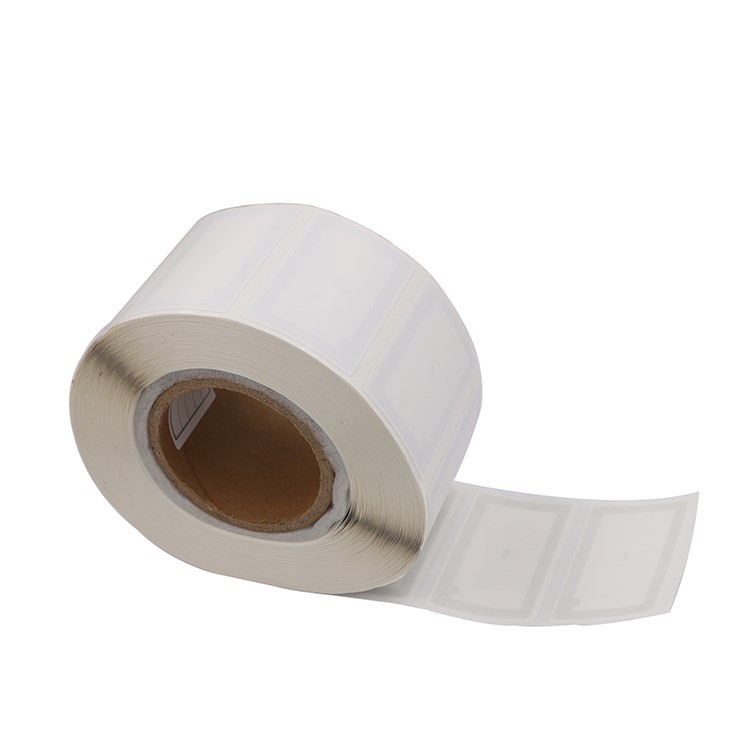 Book Inventory Management Self Adhesive 50x80mm 13.56Mhz ICODE SLIX ISO 15693 Library Rfid Tag