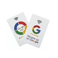 CR80 NFC Google Review Card NFC Tap Card for Shops | ISOP