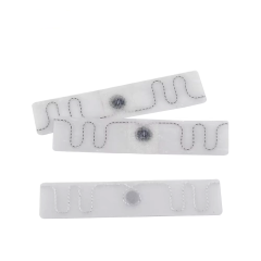 UHF 860-960MHZ UCODE 9 RFID Washable Textile Laundry Tag Garment Labels 70*15*1.5mm