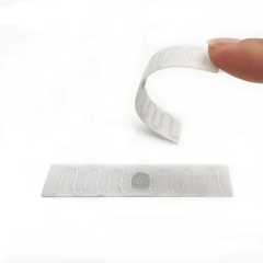 UHF 860-960MHZ UCODE 9 RFID Washable Textile Laundry Tag Garment Labels 70*15*1.5mm