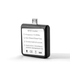RFID 13.56Mhz IC M 1 S50 S70 NFC 213/215/216 NFC Reader Portable Mirco/type-c USB Card Reader for Android Phone